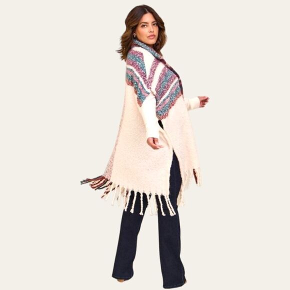 TORRID NEW Plus Size Cold Weather RUANA Sweater. - Picture 10 of 16